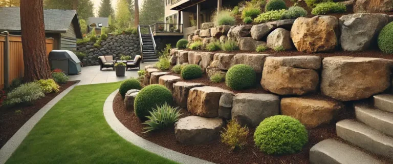 Boulder Retaining Walls Versus Block Retaining Walls